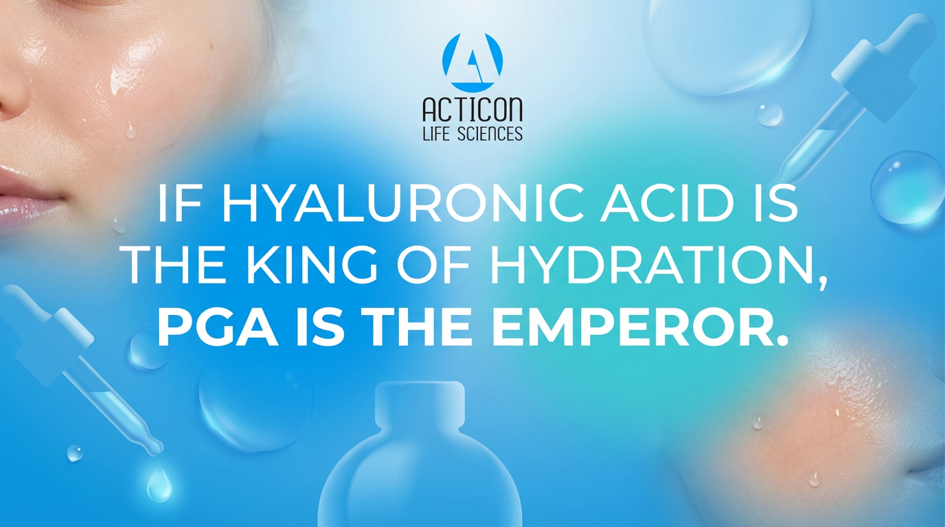 If Hyaluronic Acid is the King of Hydration, PGA is the Emperor.