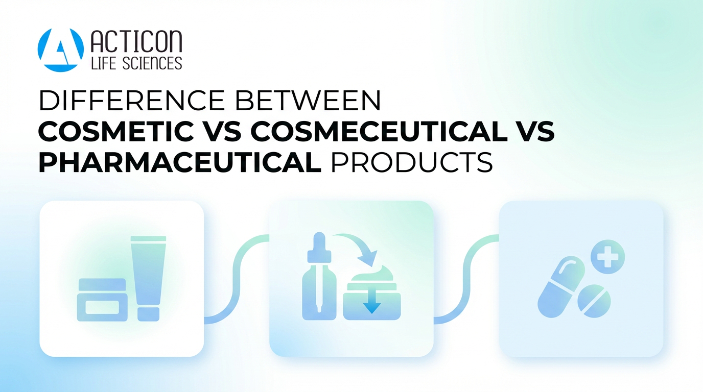 Difference Between Cosmetic vs Cosmeceutical vs Pharmaceutical Products