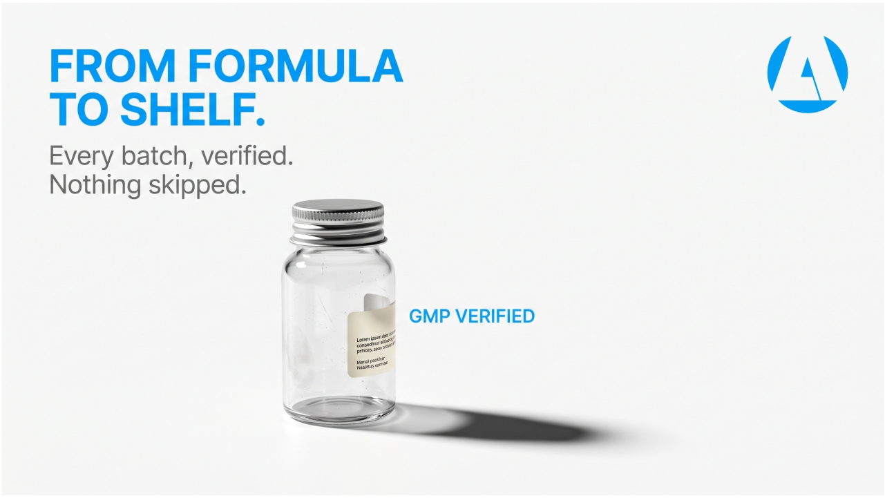 From Formula to Shelf: What Actually Happens Inside a GMP Facility